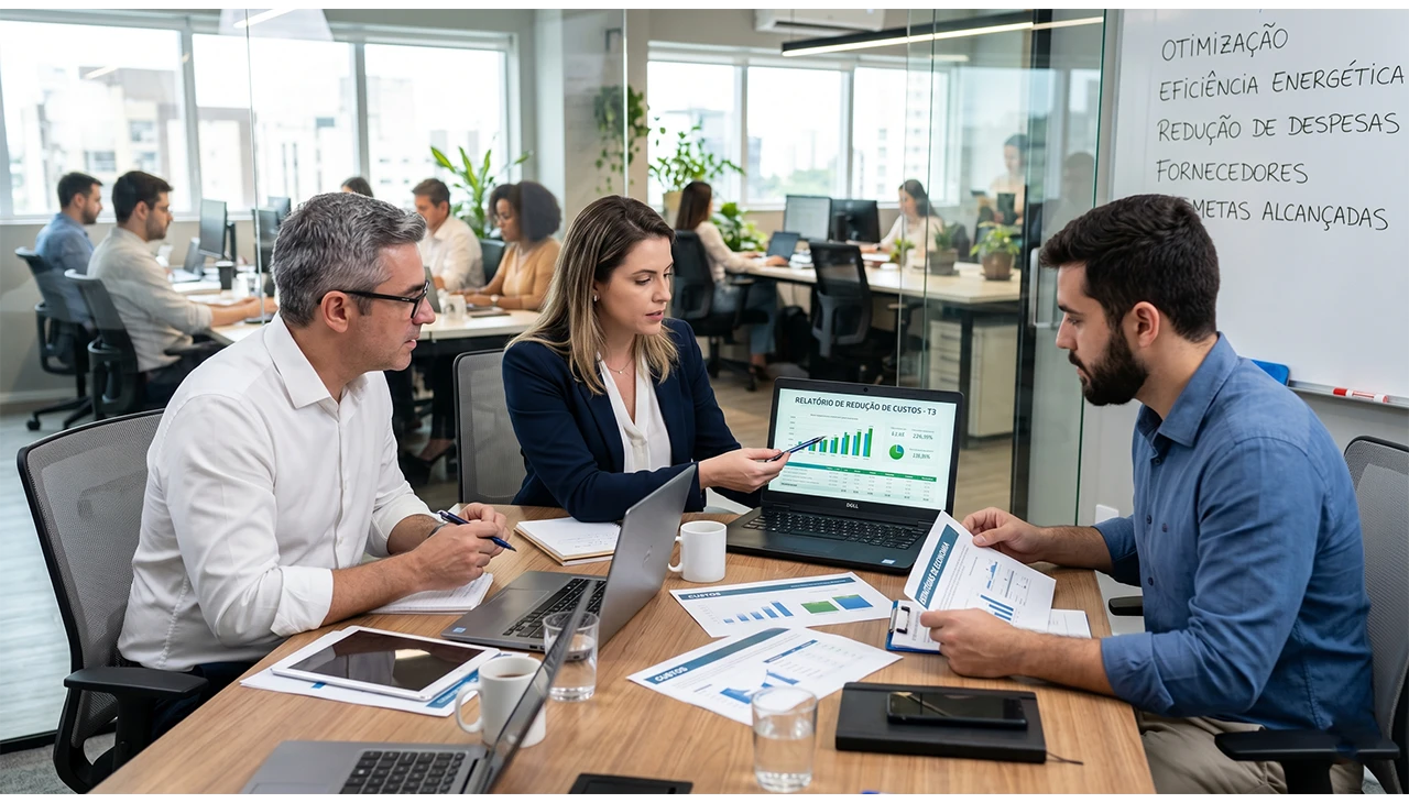 redu&ccedil;&atilde;o de custos na empresa